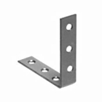 CORNER BRACE 2" BRIGHT ZINC PLATED/Z&Y 319