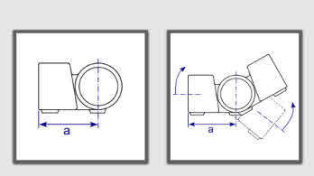 Interclamp 148 Adjustable Swivel Dimesions