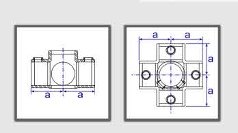 Interclamp 158 Centre Cross Dimesions 