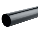 OSMA 0T084 BLACK 68MM X 4MT RAINWATER DOWNPIPE ROUNDLINE